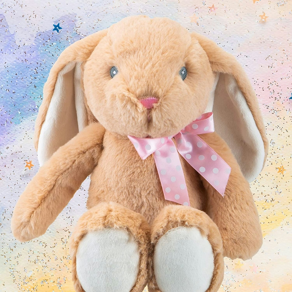 image 1 of Sitting Floppy Pippin Brown Rabbit 23cm