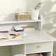 image 8 of AIYAPLAY Kids Desk and Chair Set, Children Study Table with Hutch, Storage, Drawer, Shelves, for Studying, Reading, Drawing, for Ages 3-8 Years, Green | Green