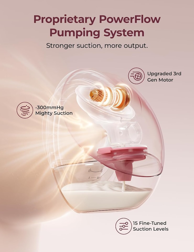 image 1 of Momcozy Breast Pump Hands Free Mobile Flow - M9 (Double) (NON BUNDLE)