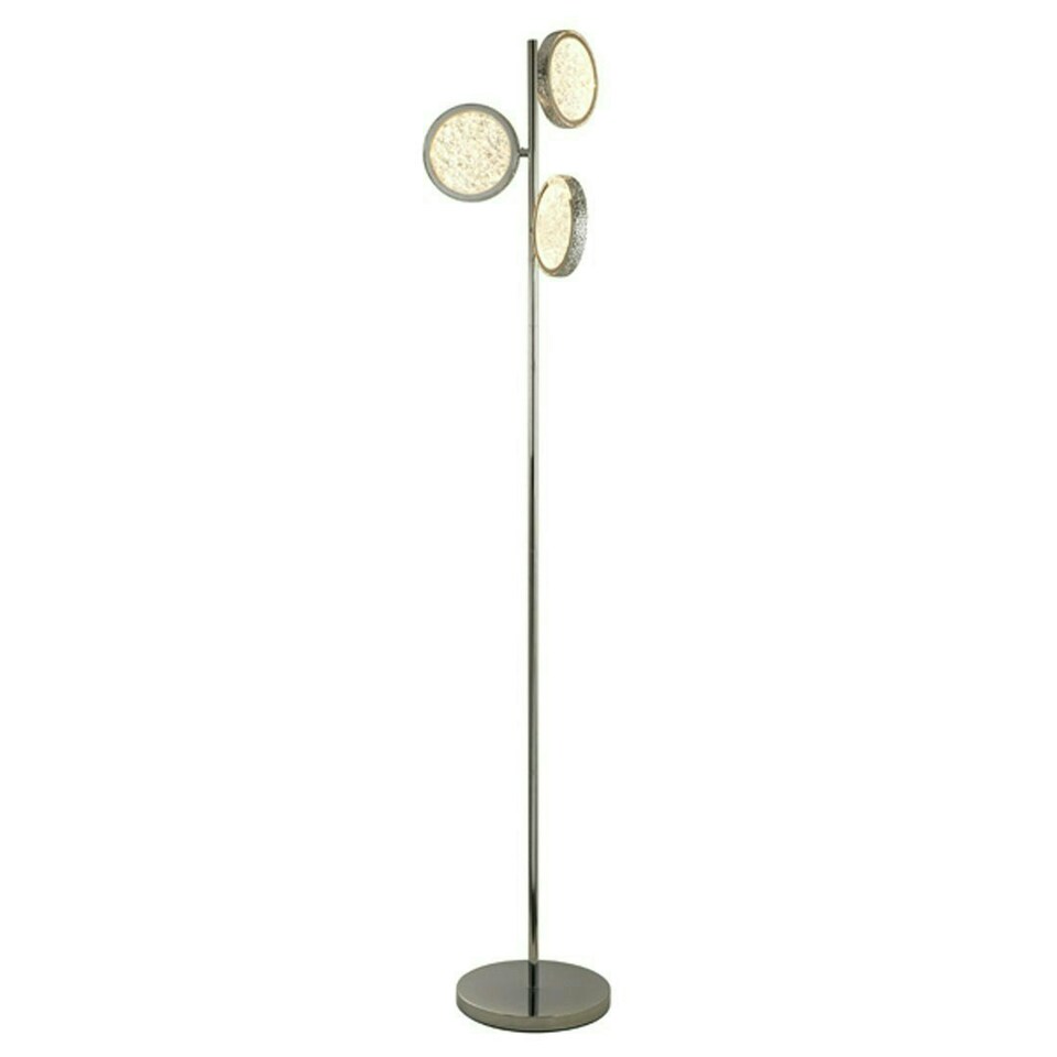 image 1 of Lavinia 3 Light Chrome LED Floor Lamp