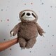 image 2 of Warmies Junior Plush Sloth  MEDIUM