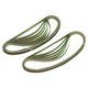 image 4 of 75pc 10mm x 600mm Sanding Belts For Long Reach Air Sanders Grinding