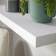 image 5 of Floating Storage Shelf Wall Mounted Wooden CD DVD Book Shelves Home Living Room | White