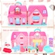 image 3 of Foldable Dollhouse Playset – Portable Carry Case with Dolls, Furniture & Animal Figures