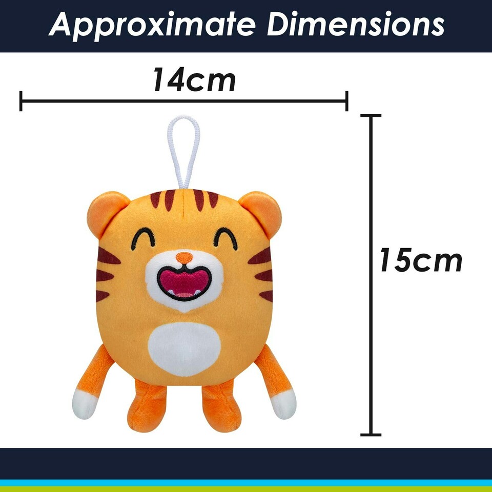 image 1 of Jasper Pinata Smashlings Soft Toy Cute Plushie Huggable Cuddly 15cm Orange
