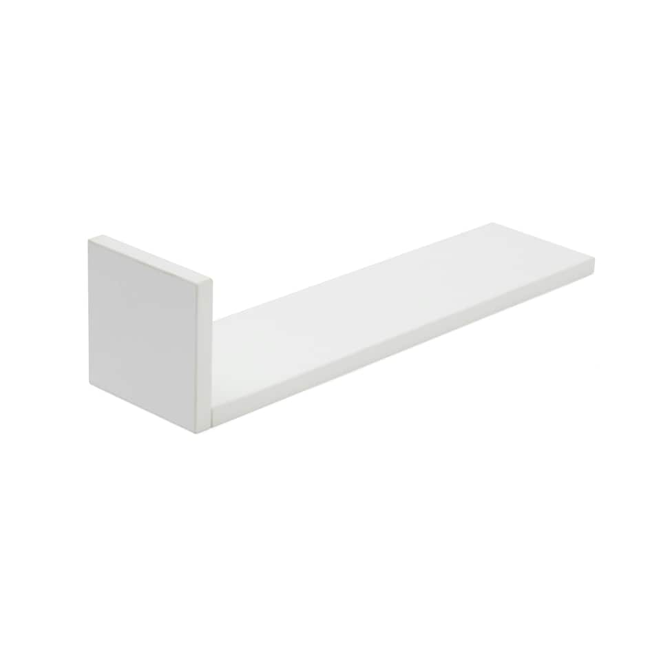 image 1 of Tutti Bambini Set of Three L-Shaped Wall Shelves - White