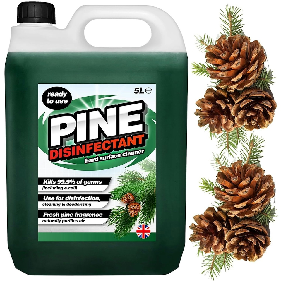 image 1 of 2 x 5L Pine Disinfectant Ready To Use Hard Surface Cleaner