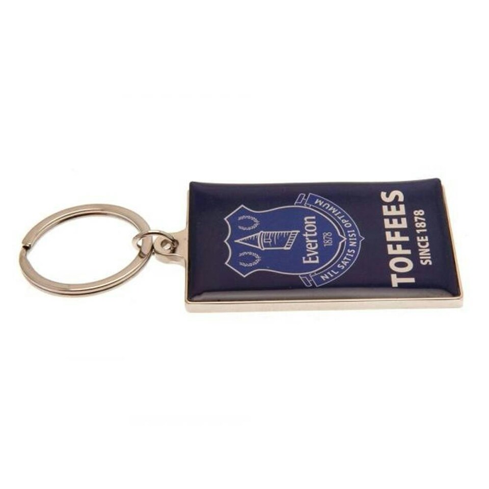 image 1 of Everton FC Toffees Since 1878 Keyring - Blue/White - One Size