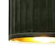 image 6 of Set of 2 Sundance - Dark Green Velvet Pleated 25cm Lamp Shades with Gold Inner | Green | Gold | Medium | 2