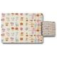 image 1 of Various Faces, Leaves and Flowers, Abstract shapes (Placemat & Coaster Set)