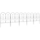 image 1 of Outsunny 5PCs Decorative Garden Fencing 32in x 10ft Metal Border Edging