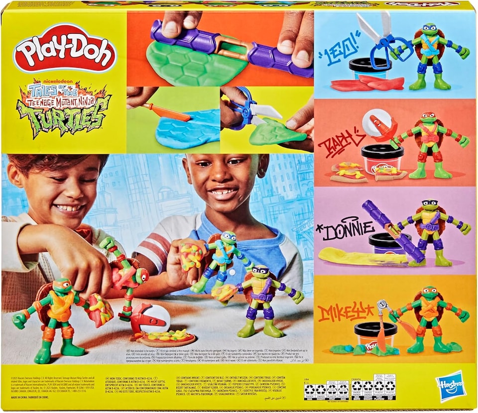 image 1 of Play Doh TMNT Cowabunga Creations