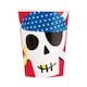 image 1 of Ahoy Pirate Design Paper Cups 270ml - Pack of 8