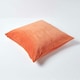 image 3 of Homescapes Burnt Orange Velvet Cushion Cover - 60 x 60 cm | Orange | 60 x 60 cm | 1