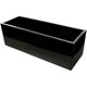 image 2 of Primrose Gel Coated Black Fibreglass Trough Garden Planter Small 24cm x 80cm