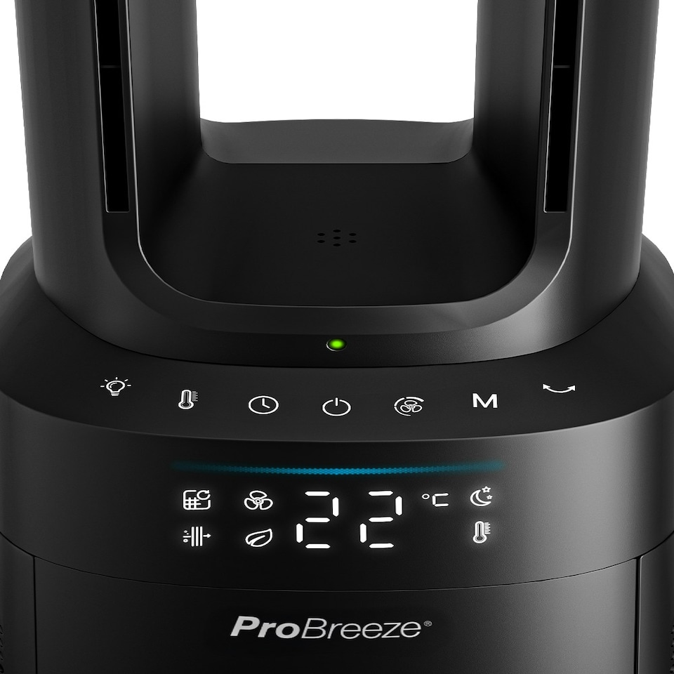 image 1 of Pro Breeze OmniAir 41" Premium Bladeless Tower Fan and Air Purifier - Black