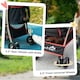 image 6 of PawHut 3 In 1 Pet Stroller, Detachable Dog Cat Travel Carriage - Red