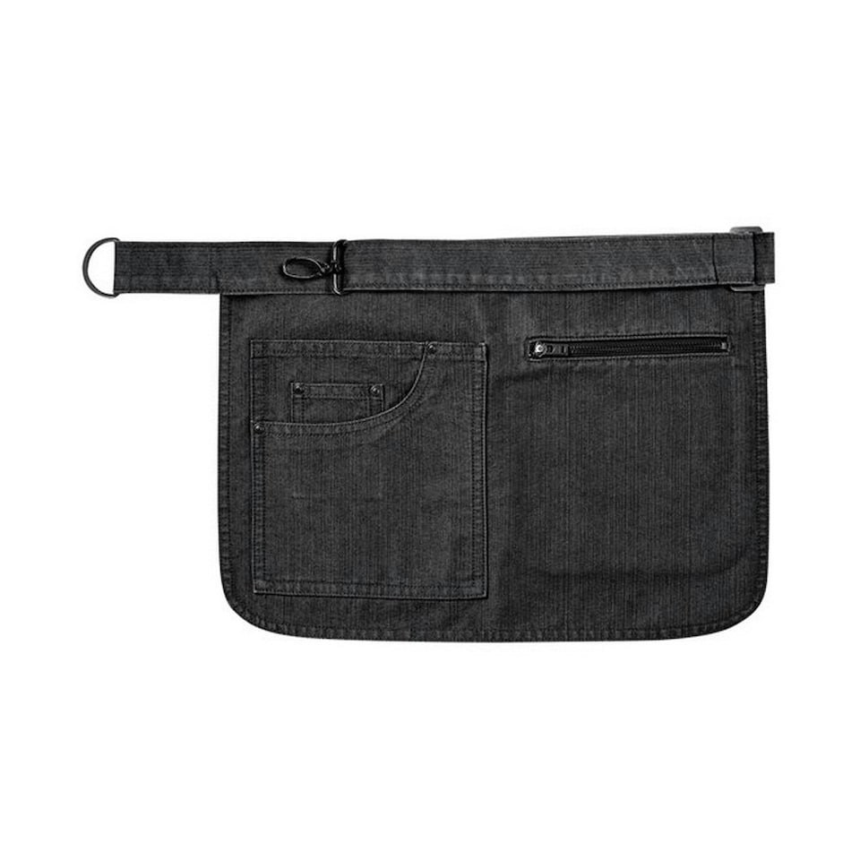 image 1 of Premier Unisex Adult Metro Hip Apron - Black Denim - One Size