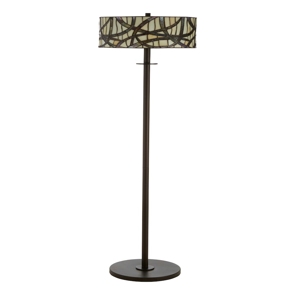 image 1 of Interiors by Premier Branch Floor Lamp Brown