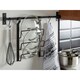 image 2 of Sorello Matt Black Hanging Pan Lid Rack Black
