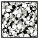 image 2 of Grey, white & black flowers (Picture Frame) Grey | L