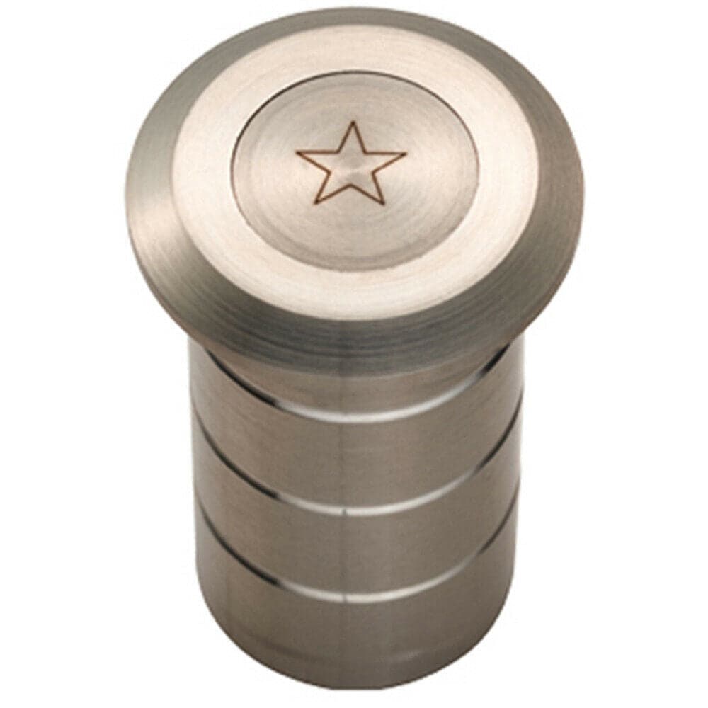 Loops Dust Proof Socket for Flush Bolts 40mm Depth Satin Stainless Steel in Metallics