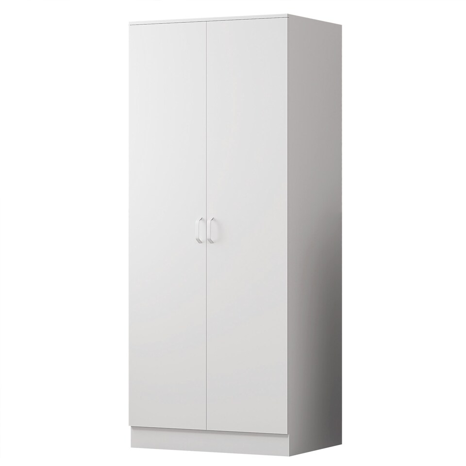 image 1 of FWStyle Tunis 2 Door Wardrobe Matt White White