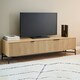 image 5 of Jaipur TV Unit With 3 Doors 176cm Wide in Oak Brown