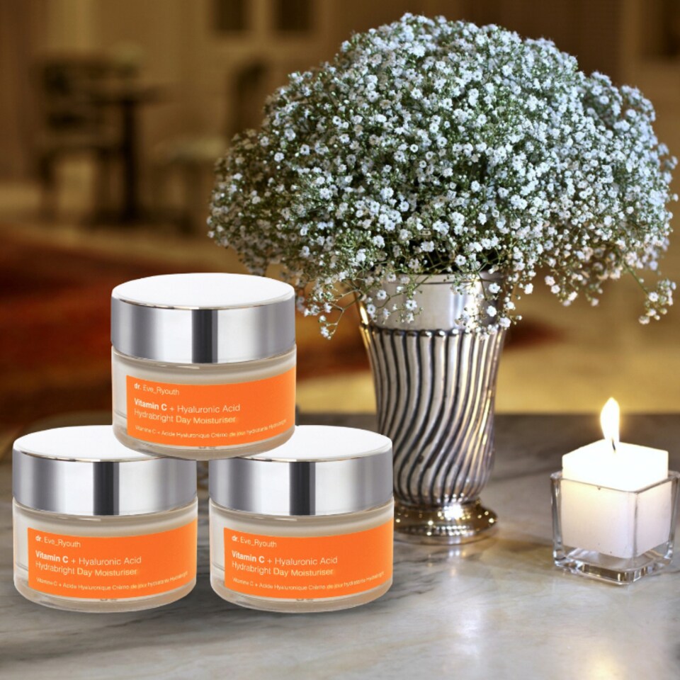 image 1 of Dr. Eve_Ryouth 3 X Vitamin C + Hyaluronic Acid Hydrabright Day Moisturiser 50ml
