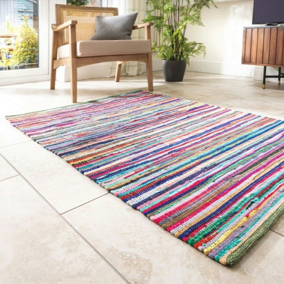 image 1 of Chindi Rag Rug - 120 x 180cm