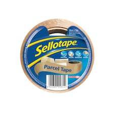 Sellotape Parcel Tape - Brown - 50m x 48mm