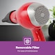 image 5 of GEEPAS Hair Dryer 1500W - Red