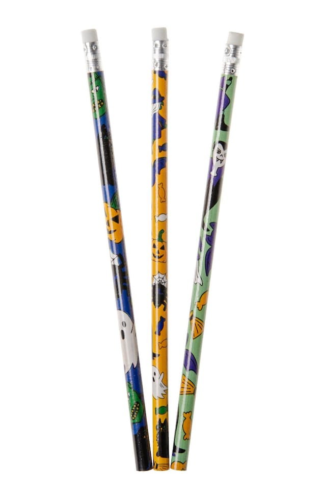 image 1 of Pack of 12 Halloween Pencils with Eraser