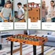 image 6 of HOMCOM Football Table Heavy Duty  84.5cm for Arcades, Pub, Game Room, 8 Rods, 2 Foosballs