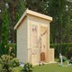 image 1 of Flipp-Log Cabin, Wooden Garden Room, Timber Summerhouse, Home Office - L230 x W190.6 x H188.1 cm Brown