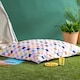 image 1 of icon Kids Giant Floor Cushion Checkfetti Print Multi Coloured