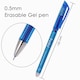 image 3 of Pack of 12 Blue Erasable Gel Pens 0.5mm