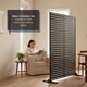 image 7 of Nicoman Metal Slat Indoor Outdoor Privacy Screen with Stand | Black | Black | 1
