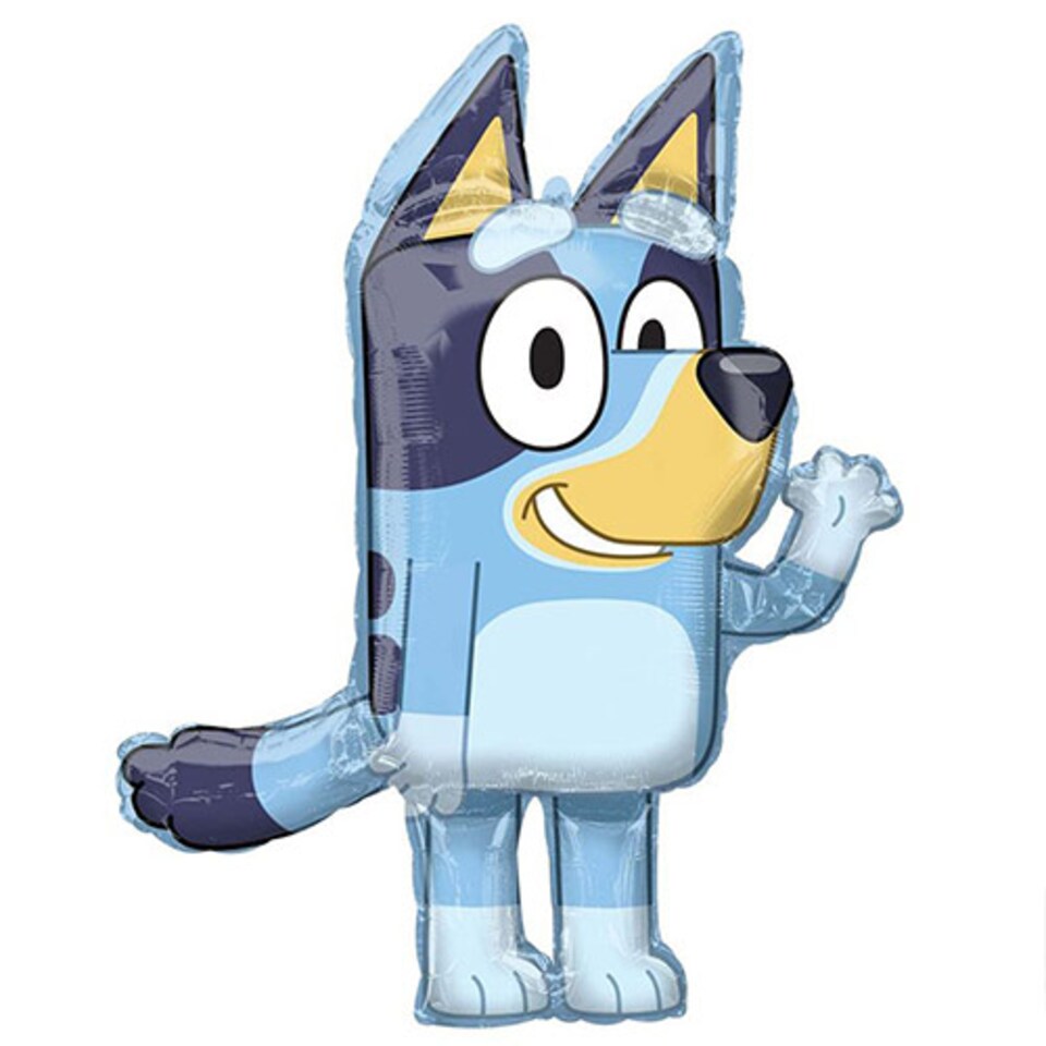 image 1 of Bluey Giant Helium Foil Balloon 81cm / 32 in Blue