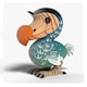 image 2 of Eugy Dodo 3D Model Craft Kit