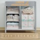 image 4 of AIYAPLAY Baby Changing Table with 4 Drawers, Nursery Diaper Baby Changing Unit for 0-12 Months (max. 11kg), with Mat, Infant Care Station for Bedroom Nursery | Grey