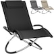 image 8 of Sun Lounger Paulina - ergonomic, breathable, resistant, foldable, with cushion Grey
