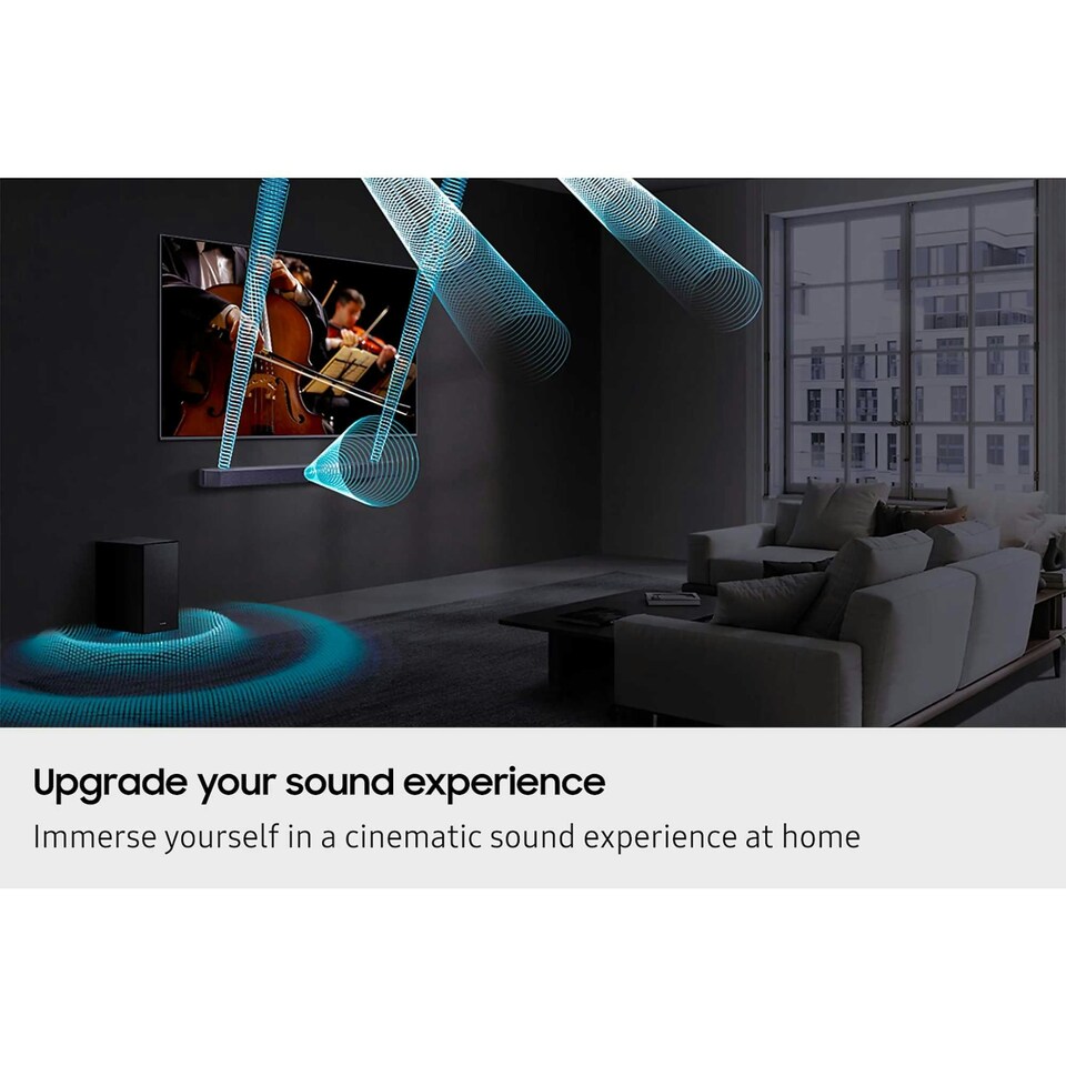 image 1 of Samsung 3.2.1ch Soundbar With Subwoofer HWQ600F
