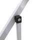 image 6 of Foldable 3 Step Ladder Stepladder Non Slip Tread Safety Steel | White