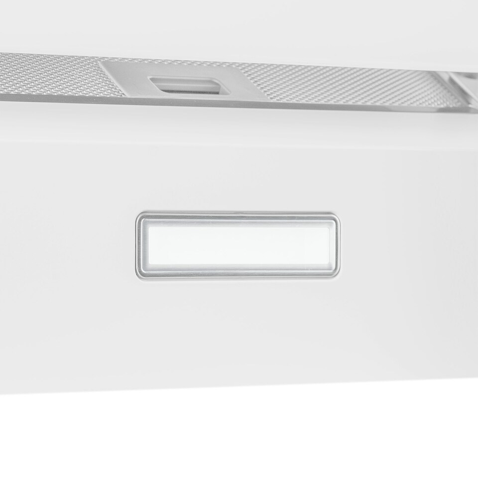 image 1 of SIA AH60WH 60cm White Angled Glass Chimney Cooker Hood Kitchen Extractor Fan With 3 Speeds, LED Lights