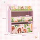 image 7 of AIYAPLAY Kids Toy Storage Unit with 6 Storage Boxes for Playroom, Pink