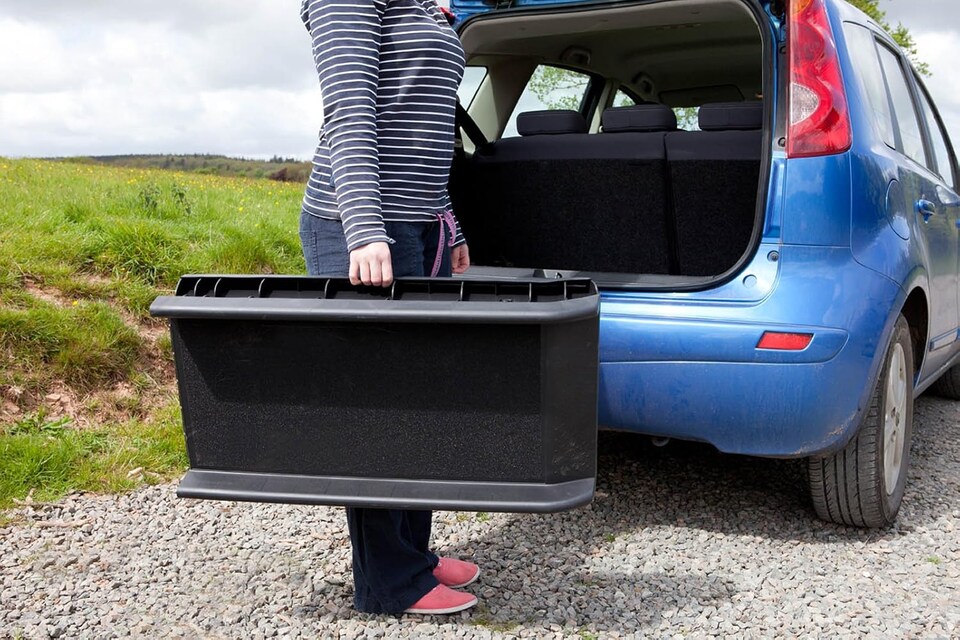 image 1 of Actiaspet Folding Dog Ramp Anti Slip Lightweight Portable, Suitable for Small, Medium & Large Dogs up to 90kg Max Capacity Car Access 156cm x 40cm x 10cm