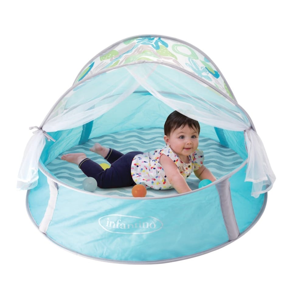 image 1 of Infantino Ball Pit With UV Protection Canopy And Mosquito Net