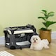 image 2 of PawHut 51cm Foldable Pet Carrier Bag Soft Travel Dog Crate for Mini Dogs Grey