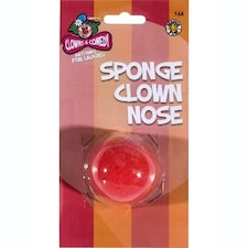 Red Sponge Clown Nose